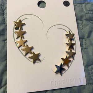 Gold Star Ear Crawlers never worn!